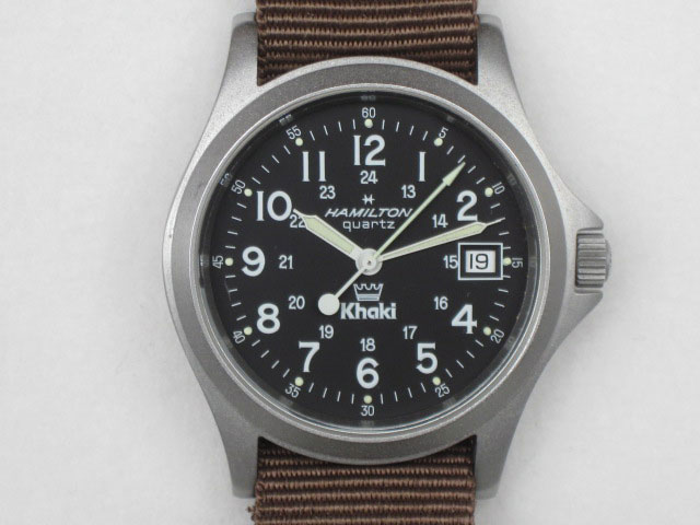 ハミルトン カーキキング クオーツ イタリックロゴ H982113 9821