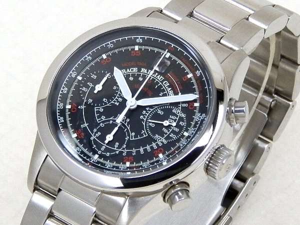 グレース・ファブリオ GRACE FABLIAU 限定 クロノグラフ T50A ブラック