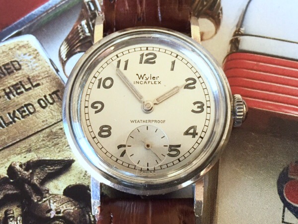 ワイラー スイス製 手巻き式 スモールセコンド付き ビンテージウォッチ