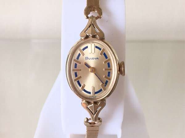 ブローバ 10K金張り 手巻き レディース ビンテージウォッチ | アン