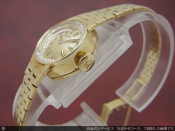 ジラール・ペルゴ GIRARD-PERREGAUX 14KG 金無垢 レディース 手巻き