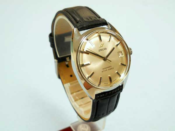 エニカ ENICAR スタージュエル STAR JEWELS オートマチック シルバー