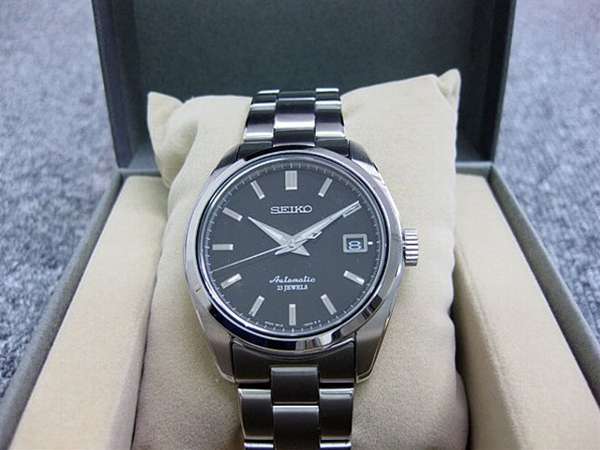 セイコー SEIKO メカニカル メンズ 機械式 ブラック SARB033 保証書