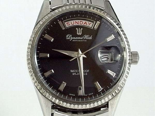 リコー RICOH ダイナミックワイド デイデイト 希少黒文字盤 | アン