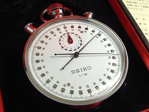 セイコー 1964年製 東京オリンピック公式 スプリットセコンド(割剣)手