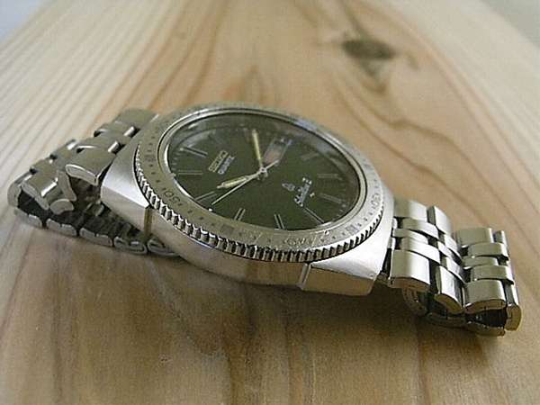 セイコー SEIKO シルバーウェーブ 回転ベゼル 4時位置ねじ込み竜頭