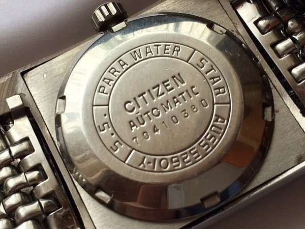 シチズン CITIZEN パラウォーター スクエアケース 自動巻 希少 | アン