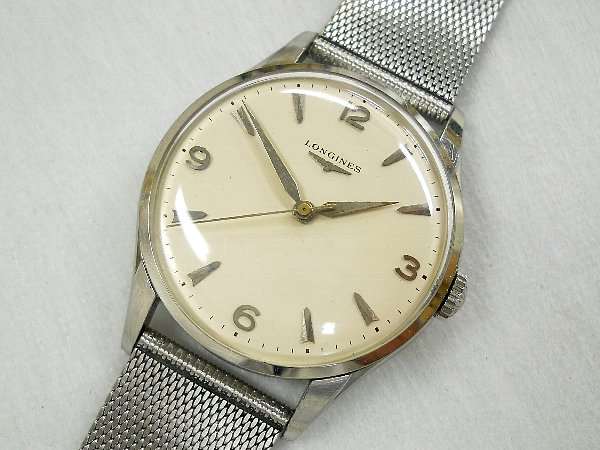 ロンジン LONGINES 名機Cal.12.68zs 搭載モデル アイボリーダイアル