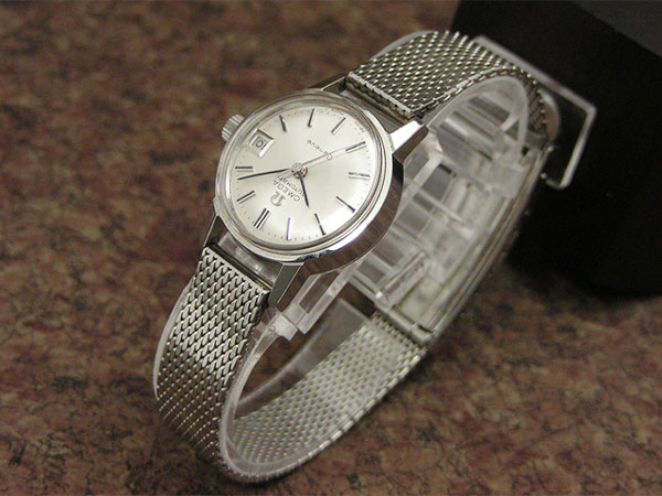 オメガ ジュネーブ 自動巻き ラウンドデイト 可愛らしいレディース