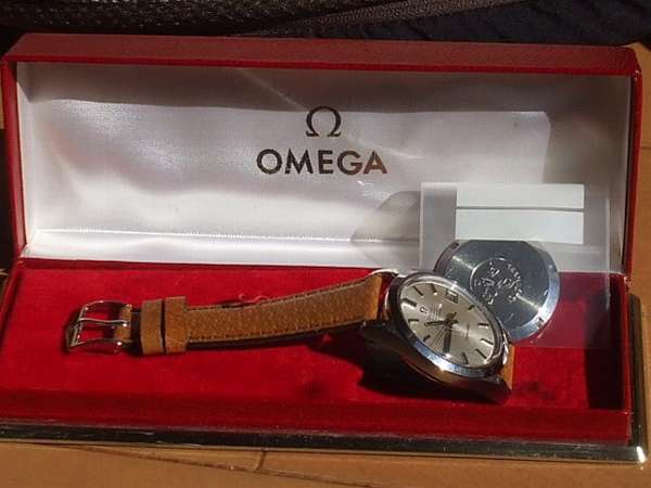 オメガ シーマスター クロノメーター Ω尾錠 BOX付 スケルトンバック付