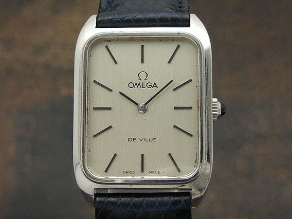 オメガ デビル SS レクタンギュラー 薄型ボーイズサイズ 手巻き OH済