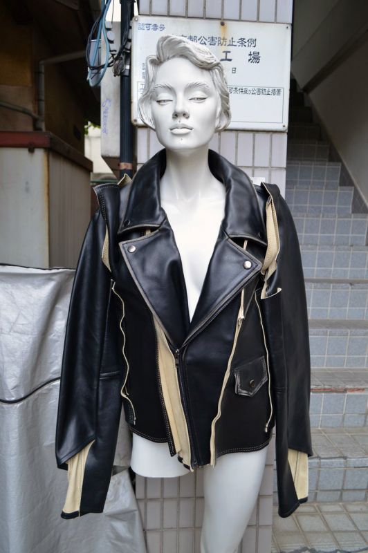 Martin Margiela×H&M マルタンマルジェラ×エイチ＆エム】再構築レザー