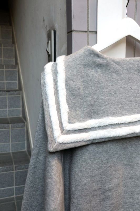 BALMUNG バルムング】セーラースウェットブルゾン グレー