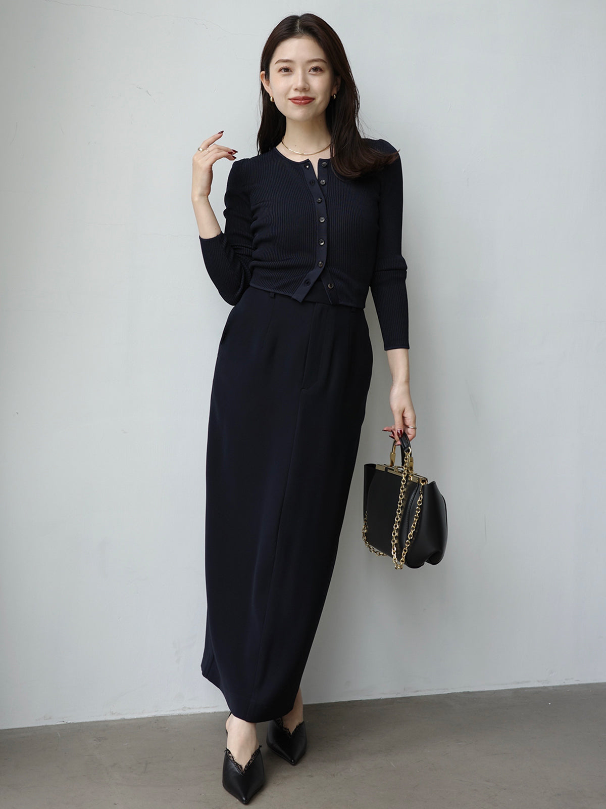 ダブルサテンナロースカート