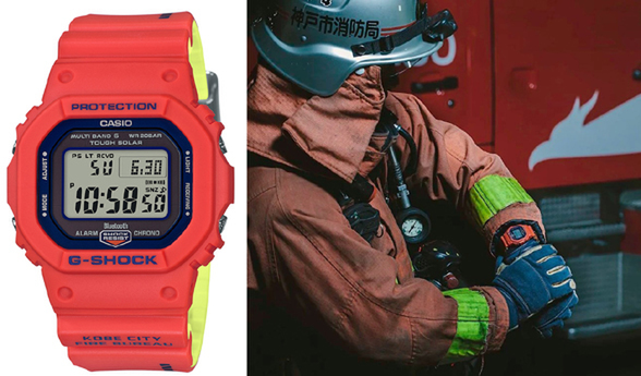 ASCII.jp：G-SHOCKに神戸市消防局救助隊発足50周年記念モデルが登場