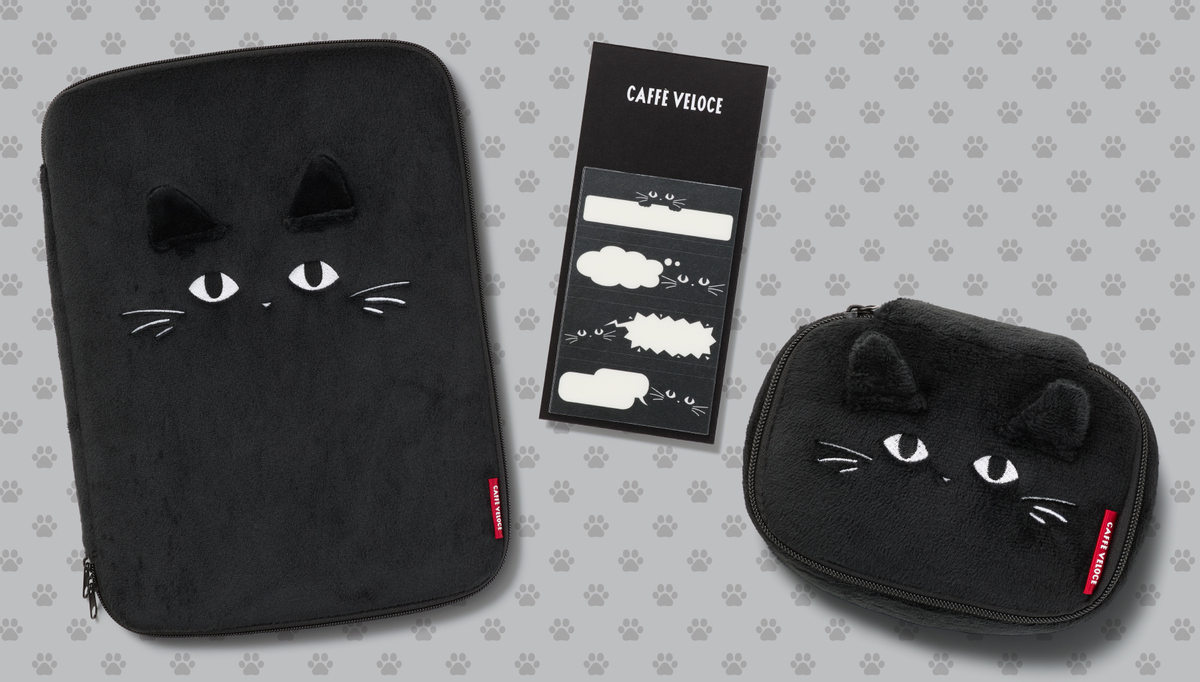 これは買い！カフェ・ベローチェの「黒ねこ」3点グッズが
