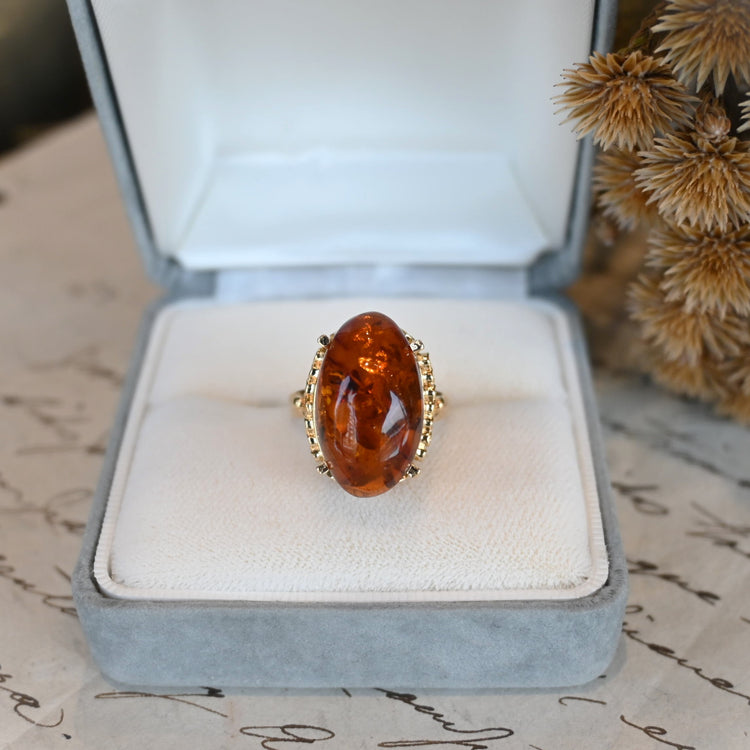 美しい 琥珀リング | 芦屋Antico