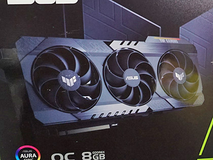 ASUS「TUF Gaming GeForce RTX 3070 Ti V2 OC Edition 8GB GDDR6X」が