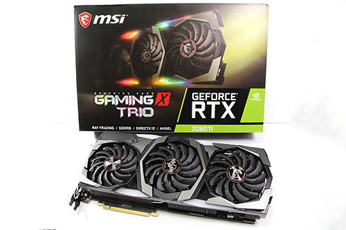 前世代から最大40%性能アップ、MSI GeForce RTX 2080 Ti GAMING X TRIO