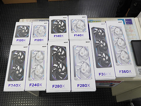 NZXTの高性能ケースファン「Performance Fan」が計10製品、連結一体型