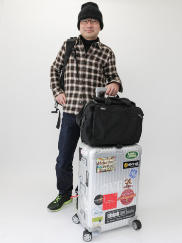 拝見！プロのカメラバッグ：今元秀明：ライブ撮影のバッグとは