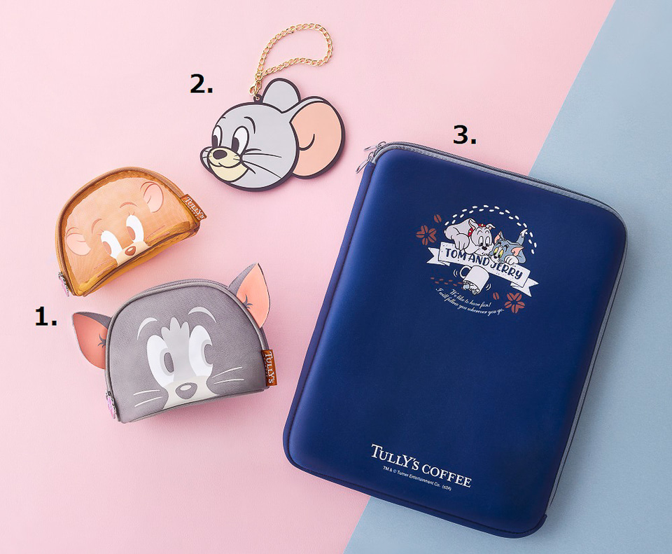 タリーズコーヒー「トムとジェリー」コラボのトート/エコバッグ/ポーチ