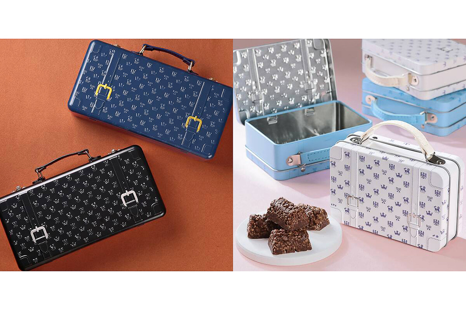 カルディ“トランク”デザインのチョコクランチ缶を発売 - グルメ Watch