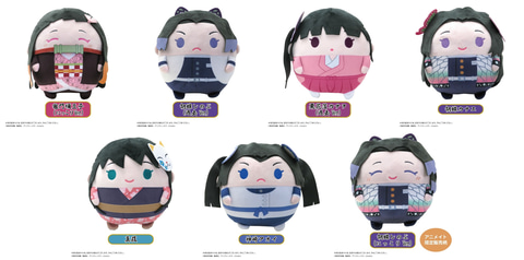 鬼滅の刃」のデフォルメぬいぐるみ「ふわコロりん Msize2」8月発売