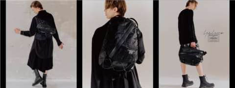 PORTER×Yohji Yamamotoコラボ。「シワ感」のあるバックパック等