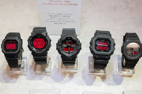 G-SHOCK、ブラックに“赤い液晶”を組み合わせた新作 - Impress Watch