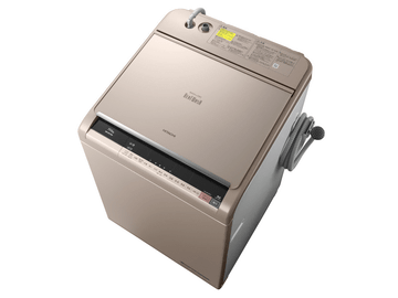 シャープ、パワフルシャワーで予洗いの手間を省くタテ型洗濯乾燥機