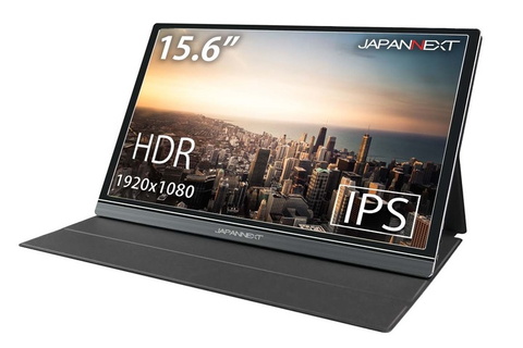 スマホとUSB-Cで接続するだけ、15.6型フルHDのポータブル液晶