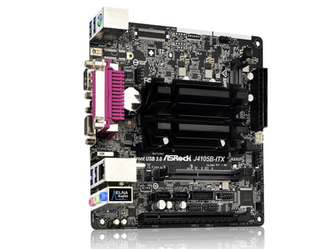 ASRock、Gemini Lake世代のCeleron J4105を搭載したMini-ITXマザー