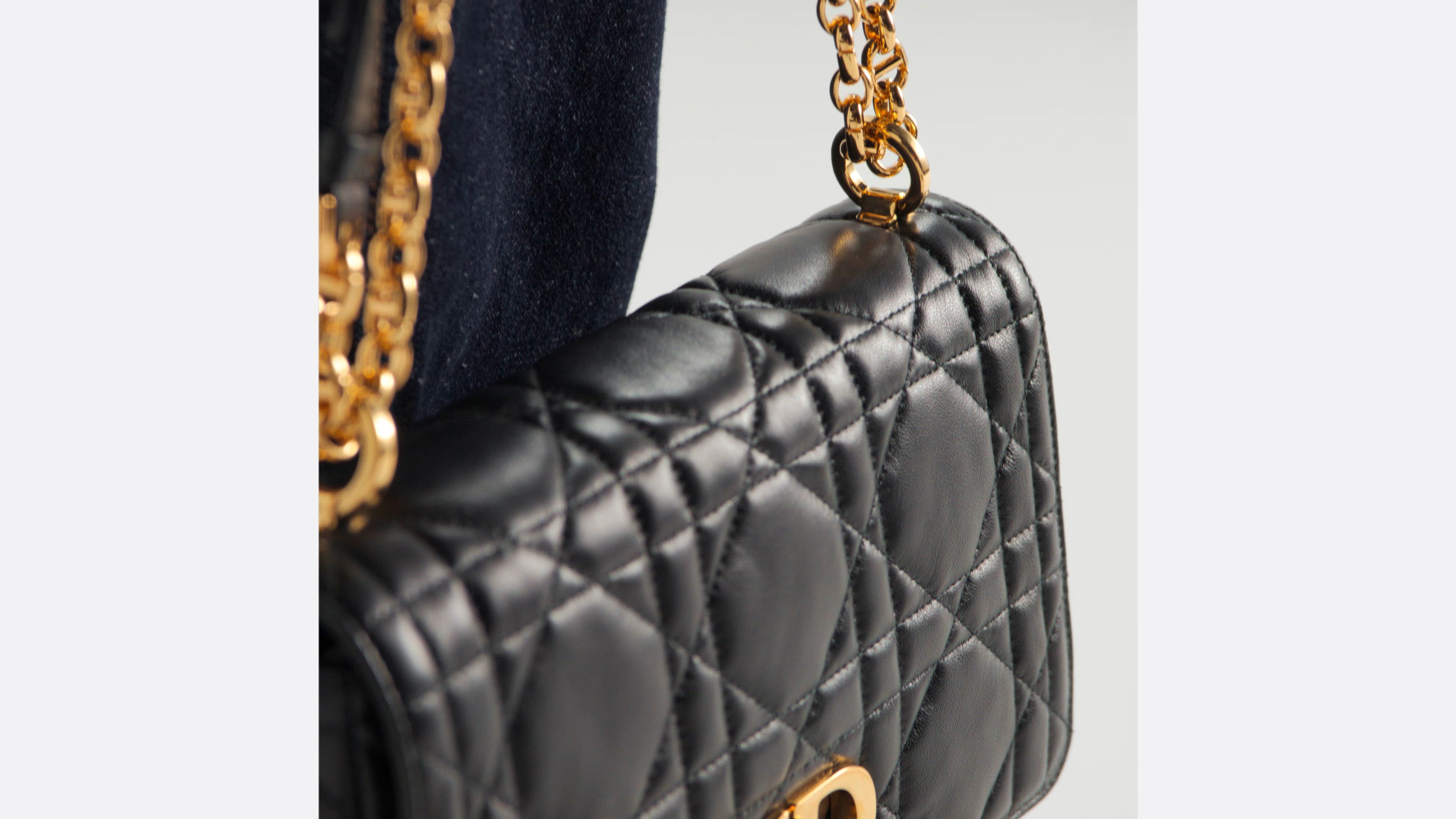 DIOR | Dior Caro ソフトバッグ ミディアム マクロカナージュ ラムスキン