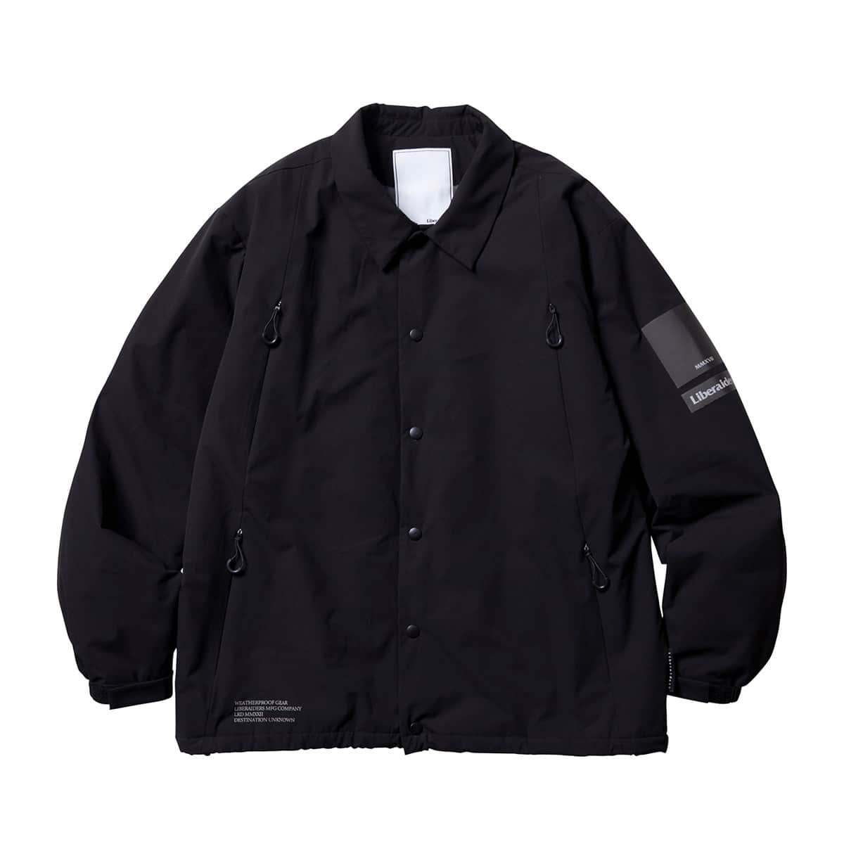 LIBERAIDERS PUFFER COACH JACKET BLACK （リべレイダーズ パファー