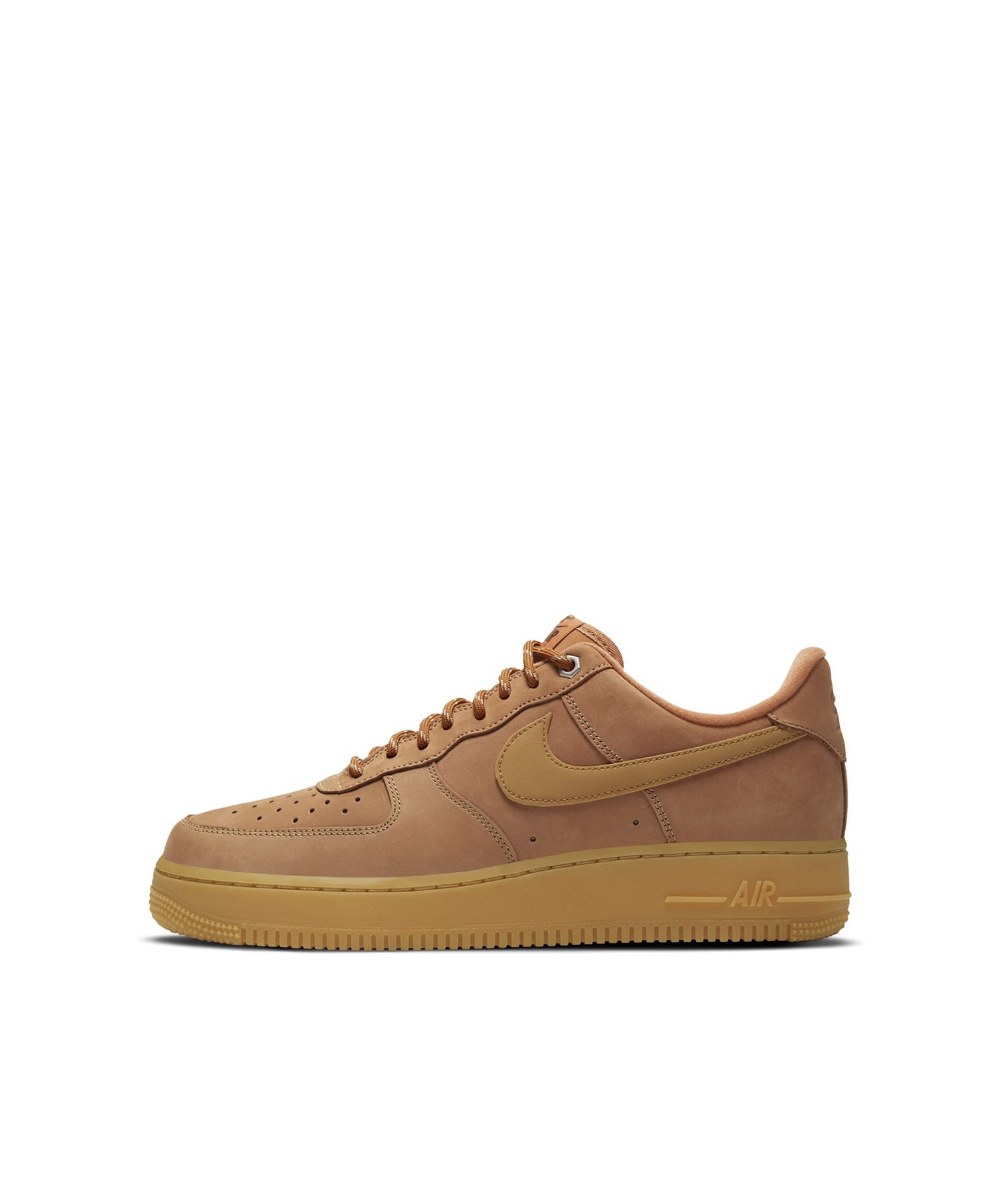 NIKE AIR FORCE 1 '07 WB FLAX/WHEAT-GUM LIGHT BROWN-BLACK（ナイキ