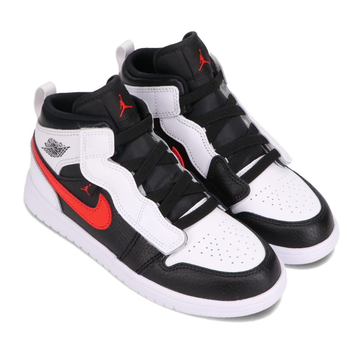 JORDAN BRAND JORDAN 1 MID ALT PS BLACK/CHILE RED-WHITE 21SP-I