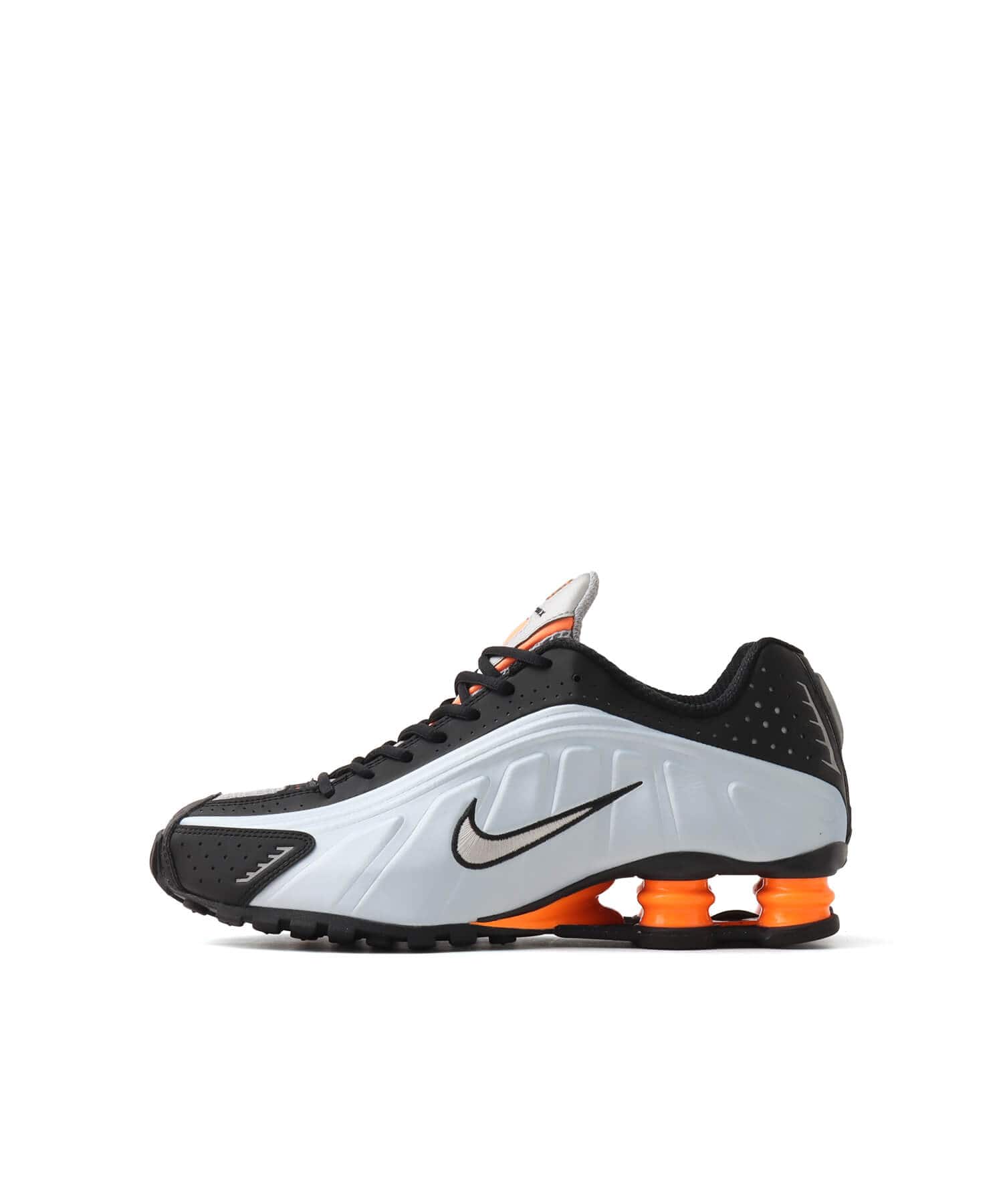 NIKE SHOX R4 BLUE TINT/METALLIC SILVER-TOTAL ORANGE（ナイキ
