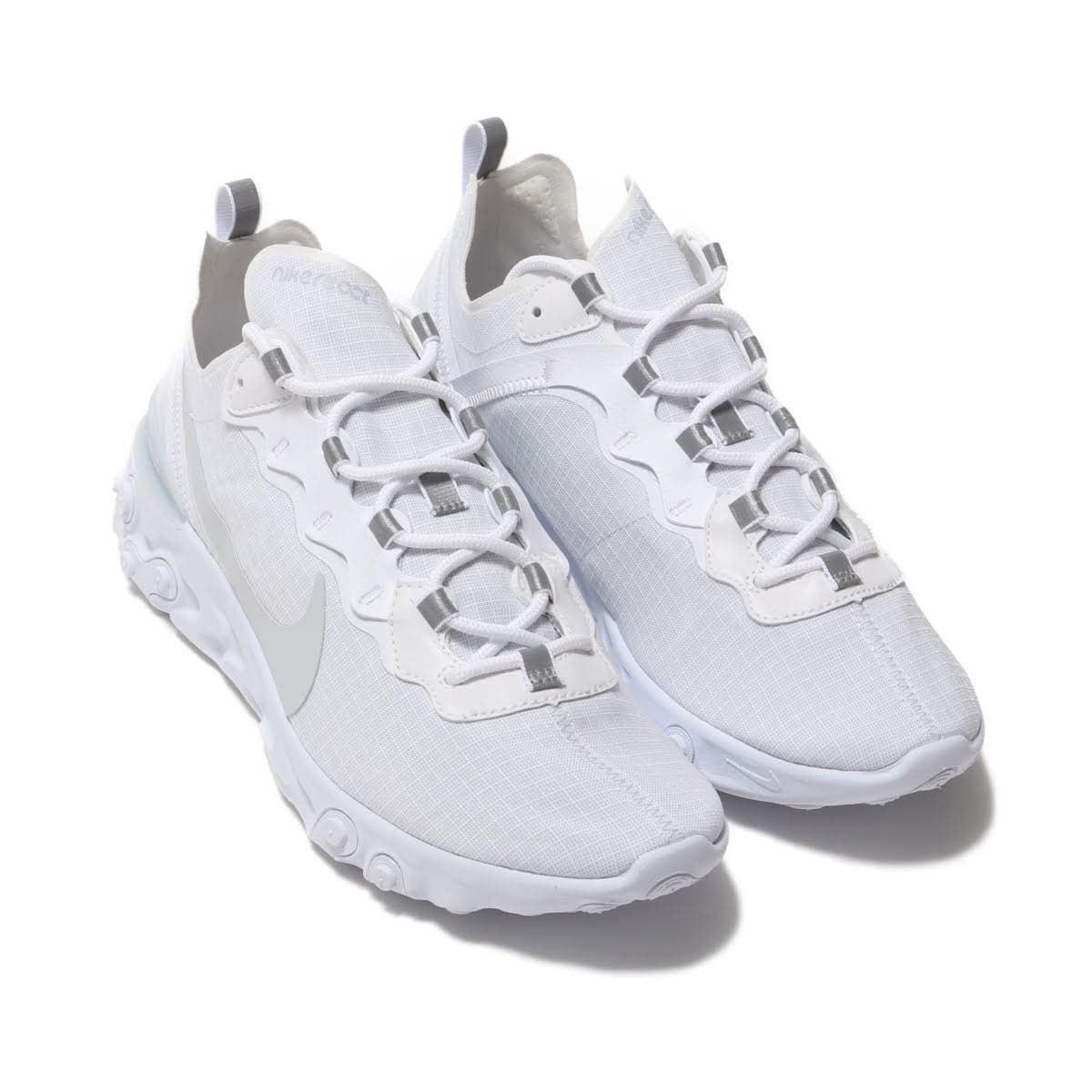 NIKE REACT ELEMENT 55 SE SU19 WHITE/PURE PLATINUM 19FA-I（ナイキ