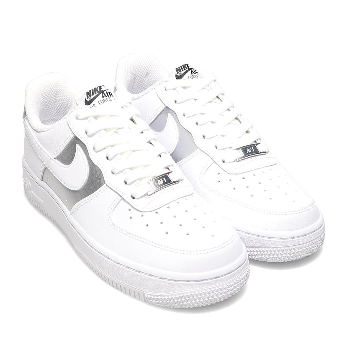 NIKE WMNS AIR FORCE 1 '07 WHITE/WHITE-BLACK-METALLIC SILVER