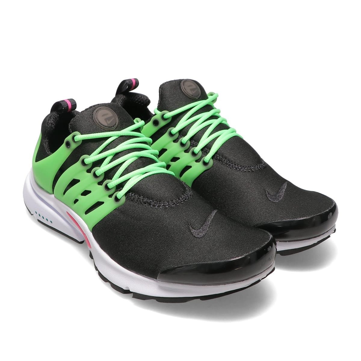 NIKE AIR PRESTO BLACK/HYPER PINK-WHITE-GREEN STRIKE 21SU-I（ナイキ