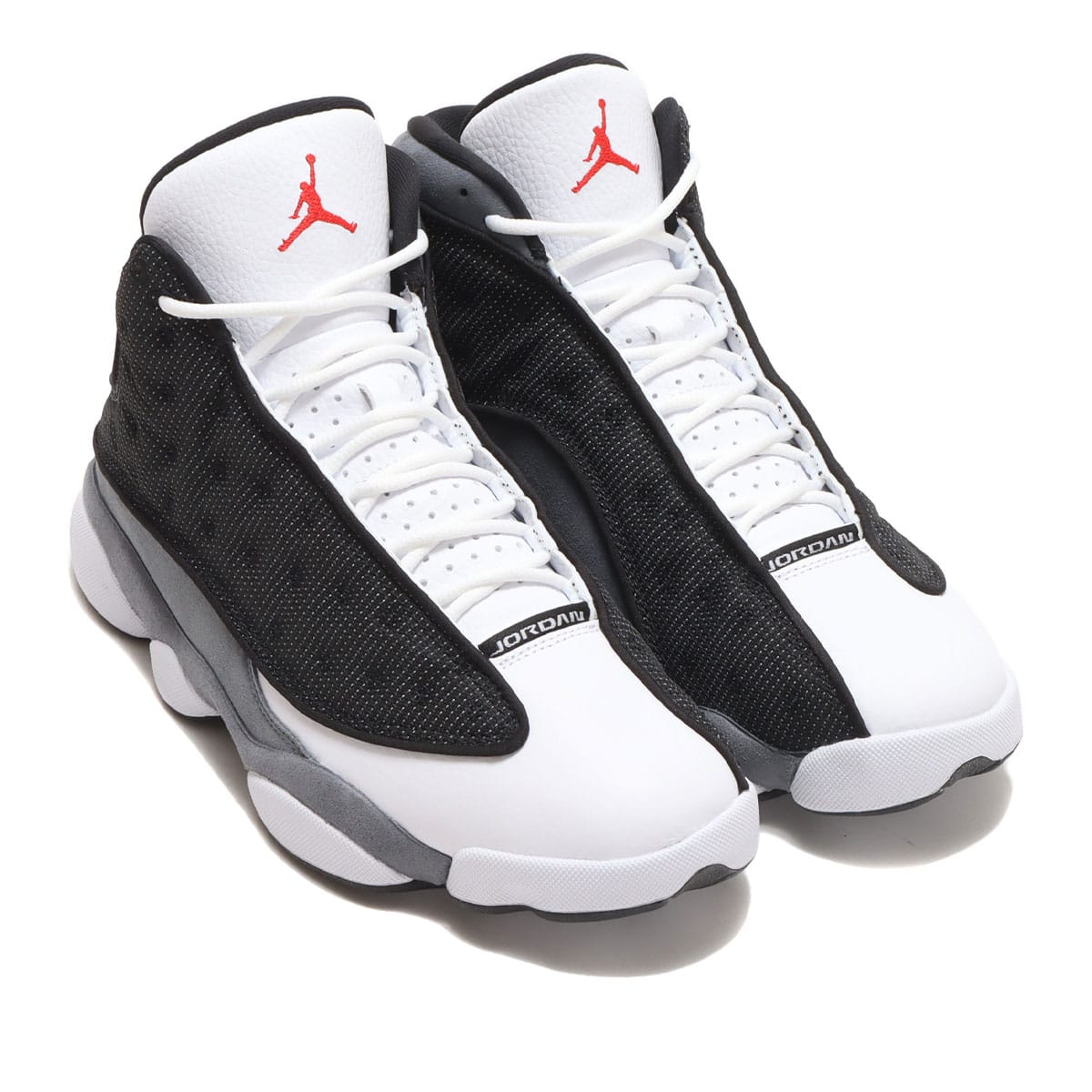 JORDAN BRAND AIR JORDAN 13 RETRO BLACK/UNIVERSITY RED-FLINT GREY