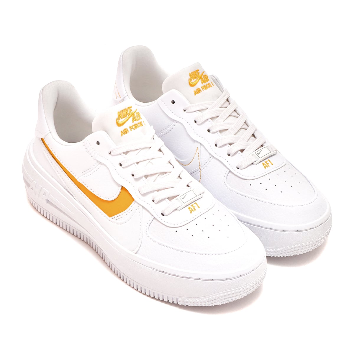 NIKE W AF1 PLT.AF.ORM WHITE/YELLOW OCHRE-SUMMIT WHITE-WHITE 22FA-I