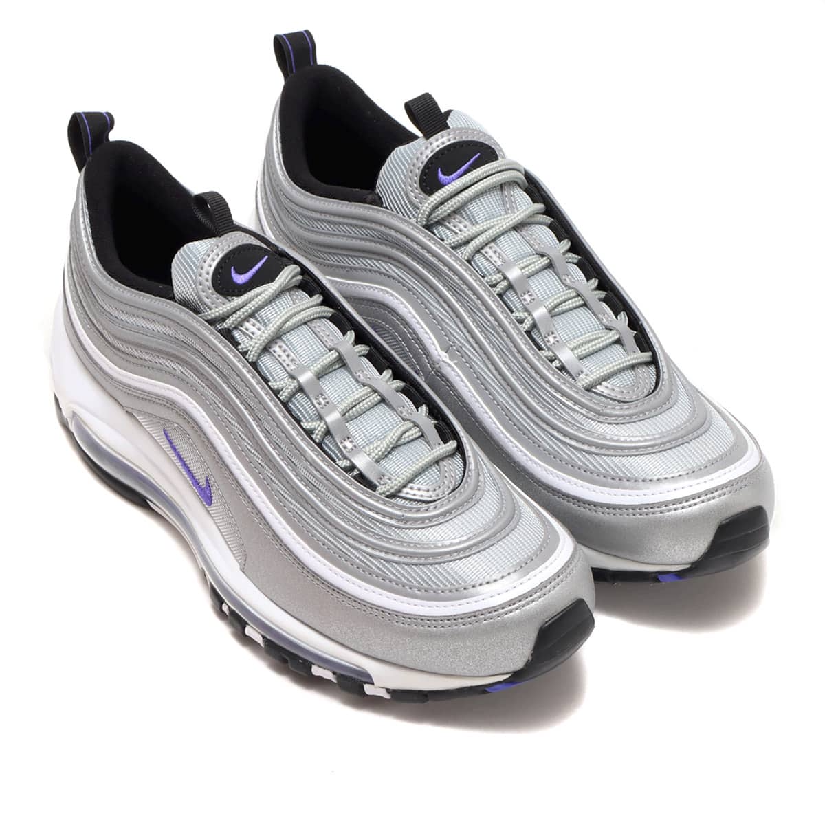 NIKE AIR MAX 97 METALLIC SILVER/PERSIAN VIOLET-BLACK 21FA-I