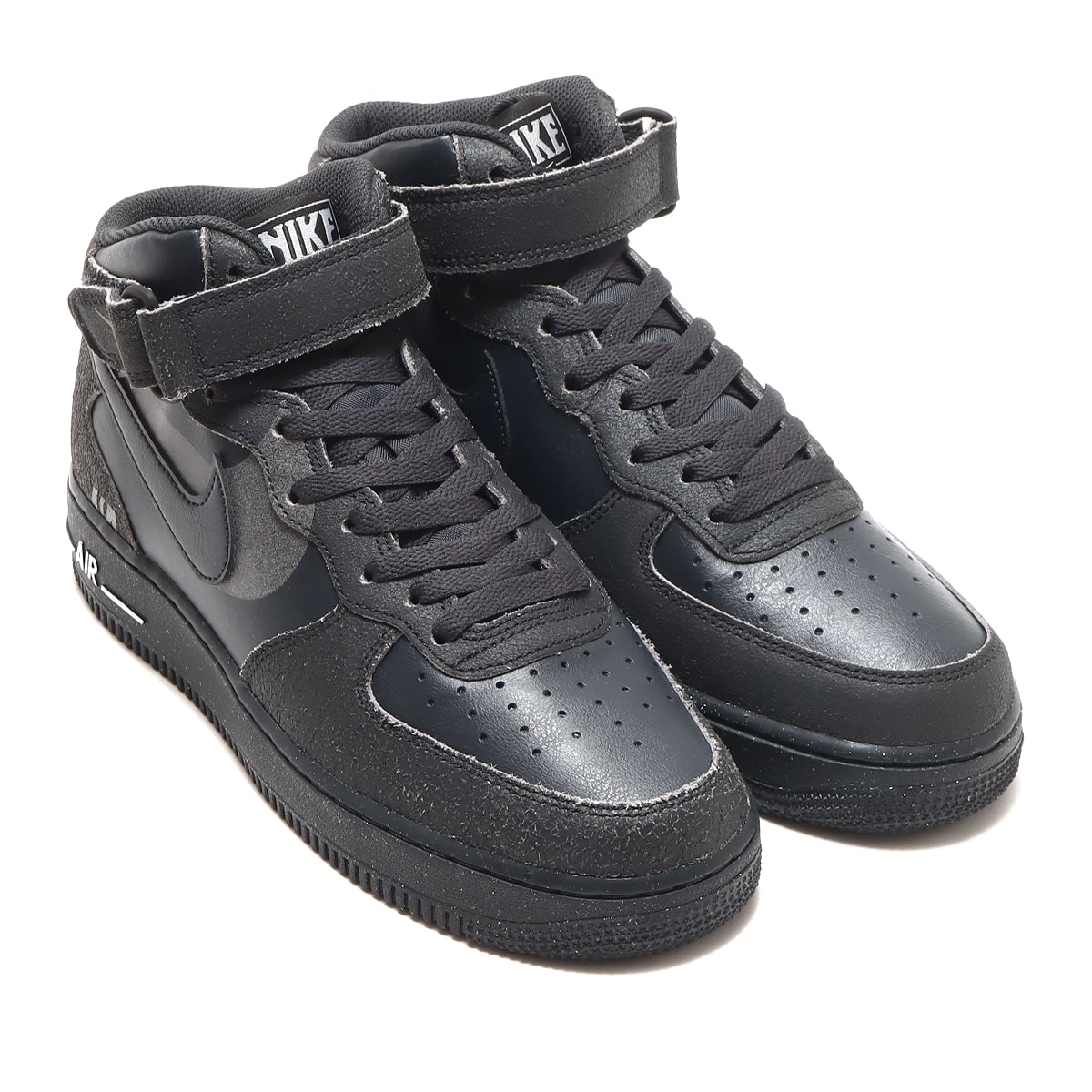NIKE AIR FORCE 1 MID '07 LX OFF NOIR/OFF NOIR-BLACK-LT SMOKE GREY