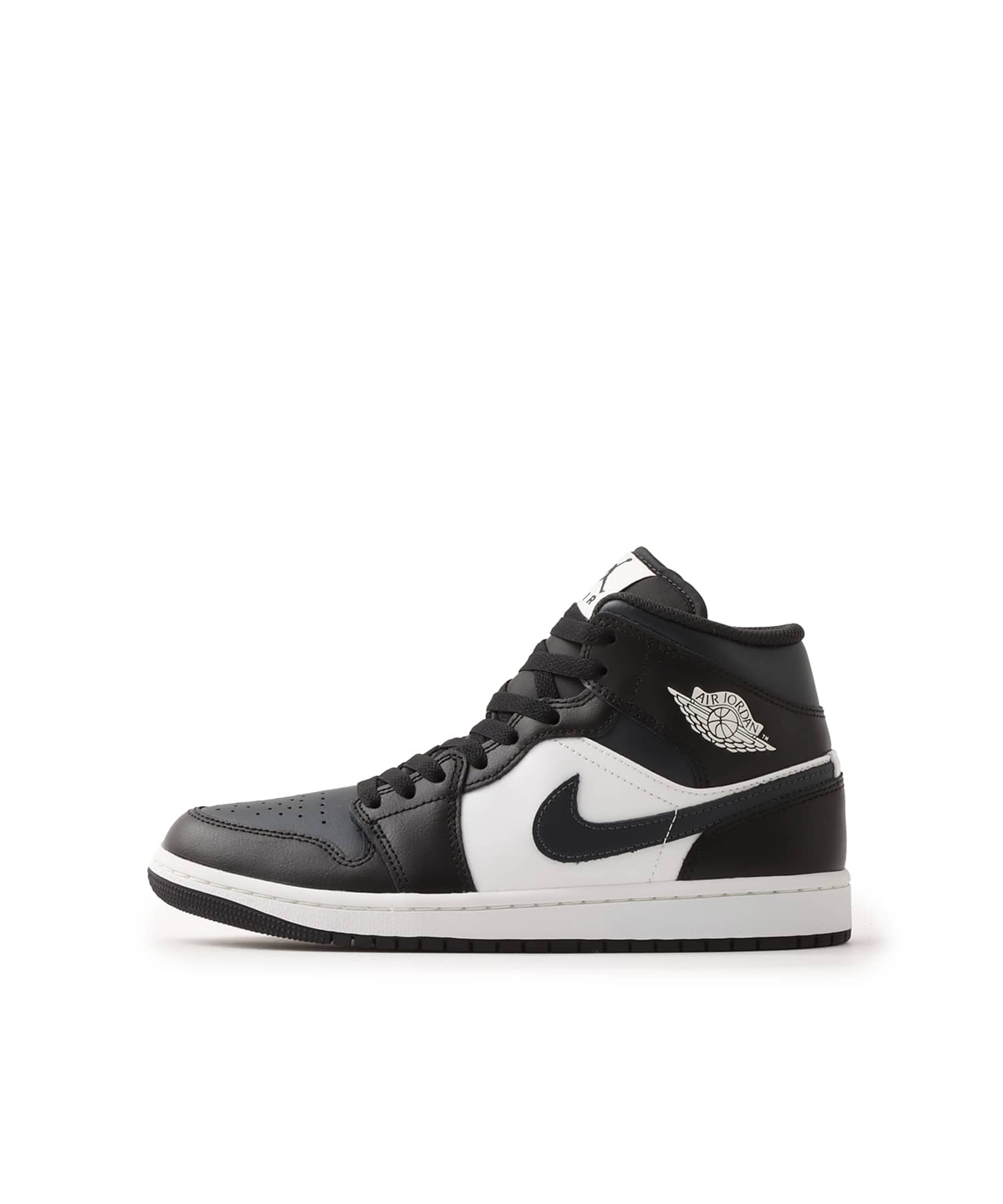 JORDAN BRAND AIR JORDAN 1 MID BLACK/OFF NOIR-SUMMIT WHITE
