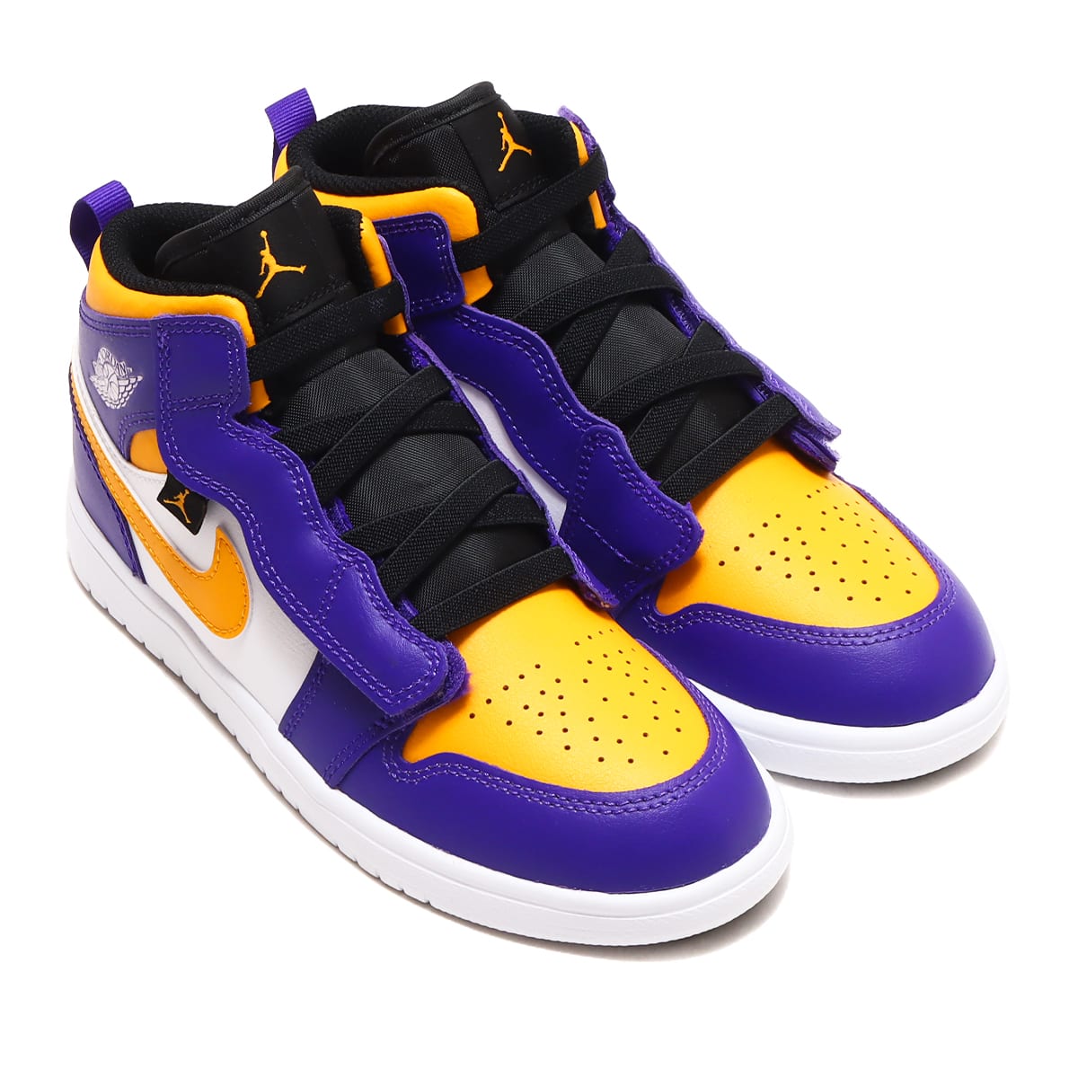 JORDAN BRAND JORDAN 1 MID ALT (PS) DARK CONCORD/TAXI-WHITE-BLACK