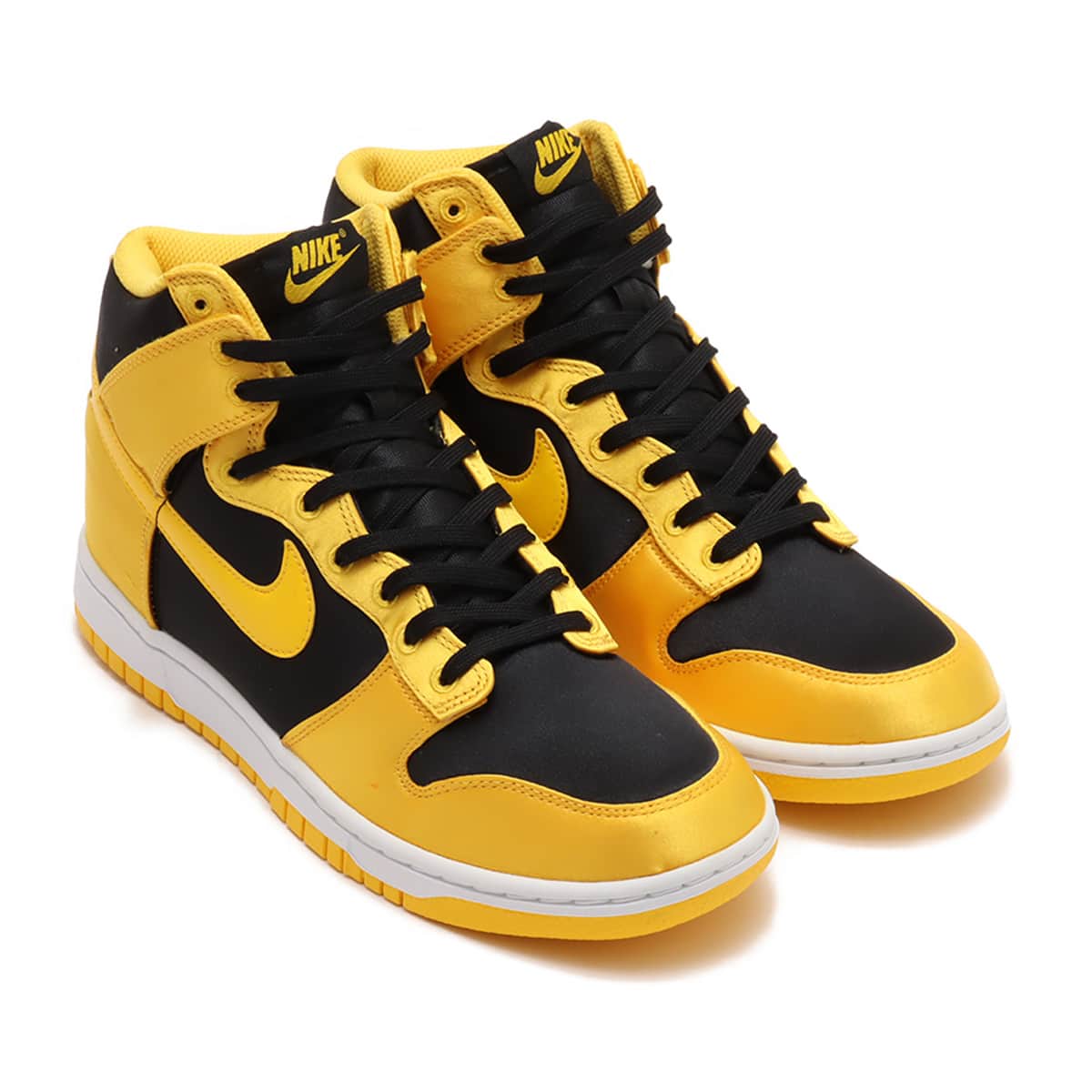 NIKE W DUNK HIGH BLACK/VARSITY MAIZE-WHITE（ナイキ ウィメンズ