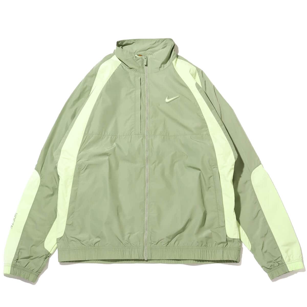 NIKE M NRG NOCTA CS TRK JKT WVN OIL GREEN/LT LIQUID LIME/LT LIQUID