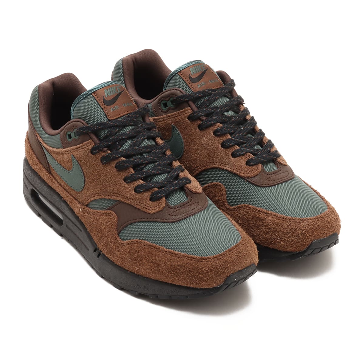NIKE AIR MAX 1 CACAO WOW/VINTAGE GREEN-BAROQUE BROWN（ナイキ エア